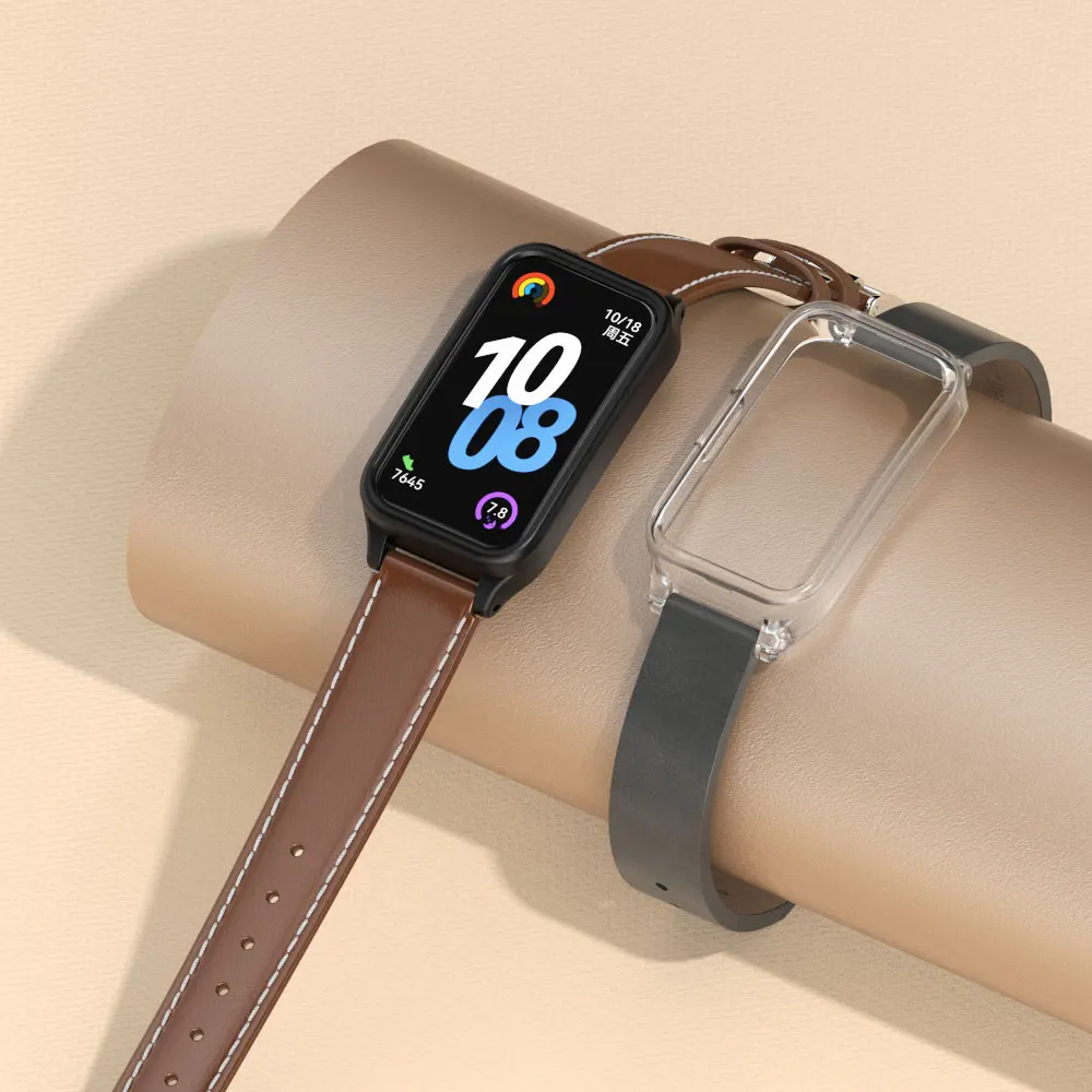 Premium Leather Sport Loop Wristband Bracelet