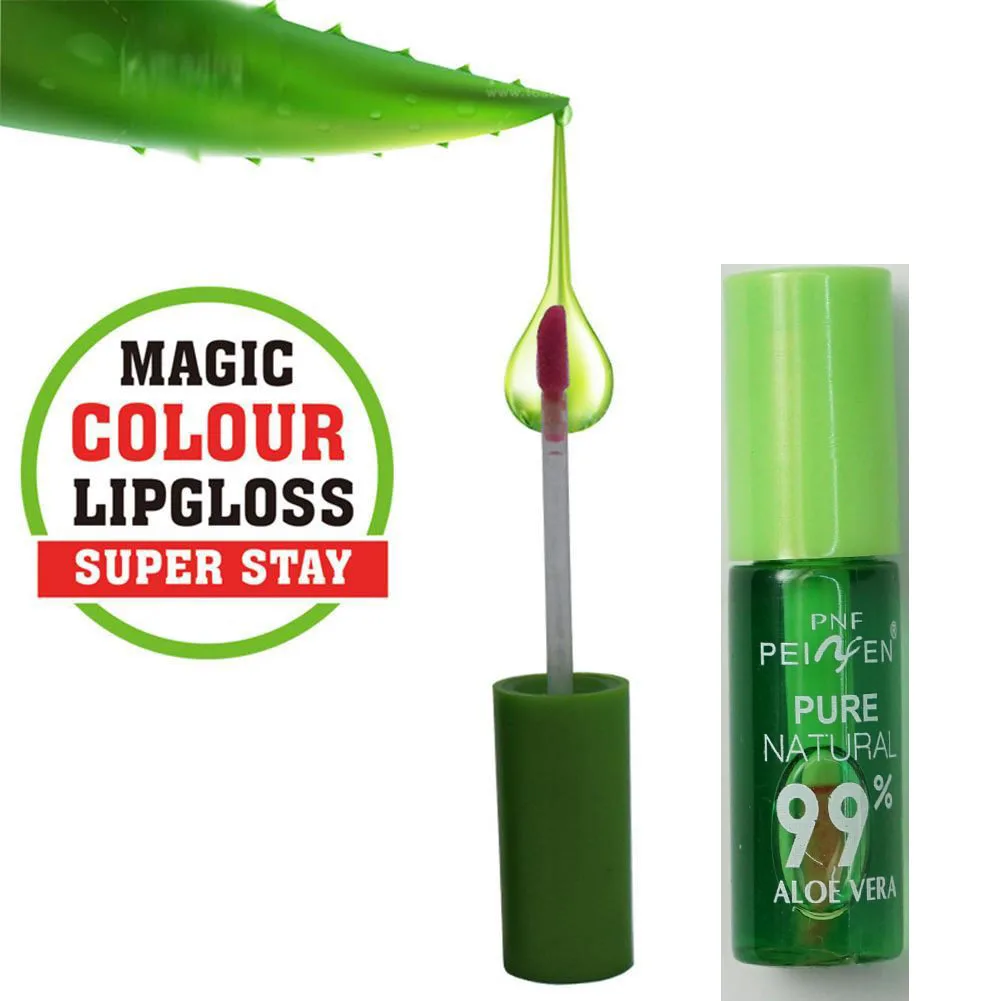 Magic Color Changing Lipstick Lip Tint Moisturizing Aloe Vera Discolored Lip Balm Nourishing Lasting Gloss Makeup Care