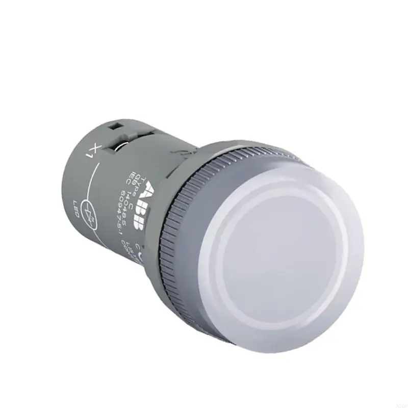 밝은 산업용 LED 표시기 램프 29mm 패널 마운트 디자인 24V 빨간색 녹색 파란색 노란색 흰색 옵션과 호환 가능