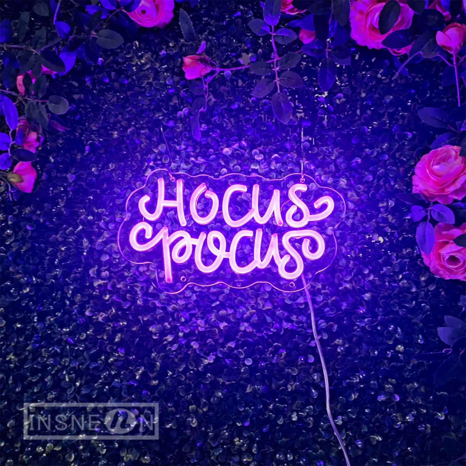

Неоновые знаки Hocus Pocus, фотосессия, Свадебный неоновый знак, декор для комнаты, настенное украшение, эстетический Декор, подарки, ночники