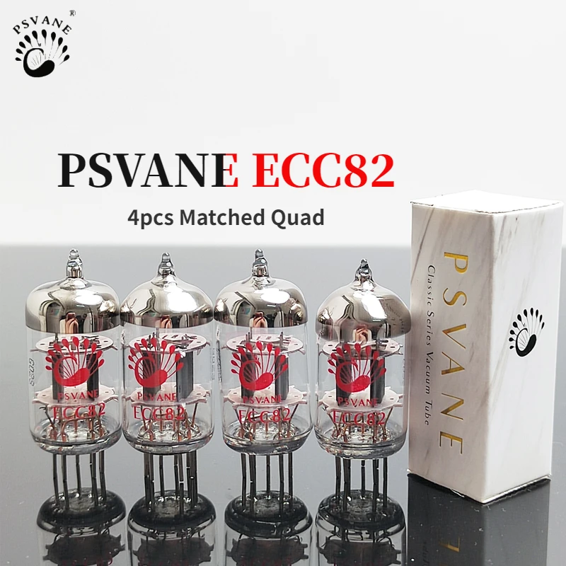 PSVANE 진공관 ECC83 12AX7 12AU7 ECC82 ECC81 12AT7 EL84 전자 정밀 매칭 증폭기 고 충실도 일치 쿼드