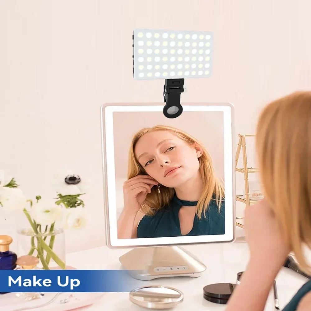 LED Photography Lighting Kit LED Fill Light Mobile Phone Live Broadcast Selfie Video Conference Portable USB Charging Fill Lamp