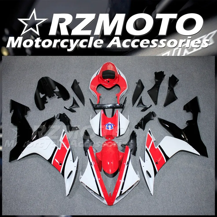 

4Gifts New ABS Motorcycle Fairings Kit Fit For YAMAHA R1 2004 2005 2006 04 05 06 Bodywork Set Custom Red White