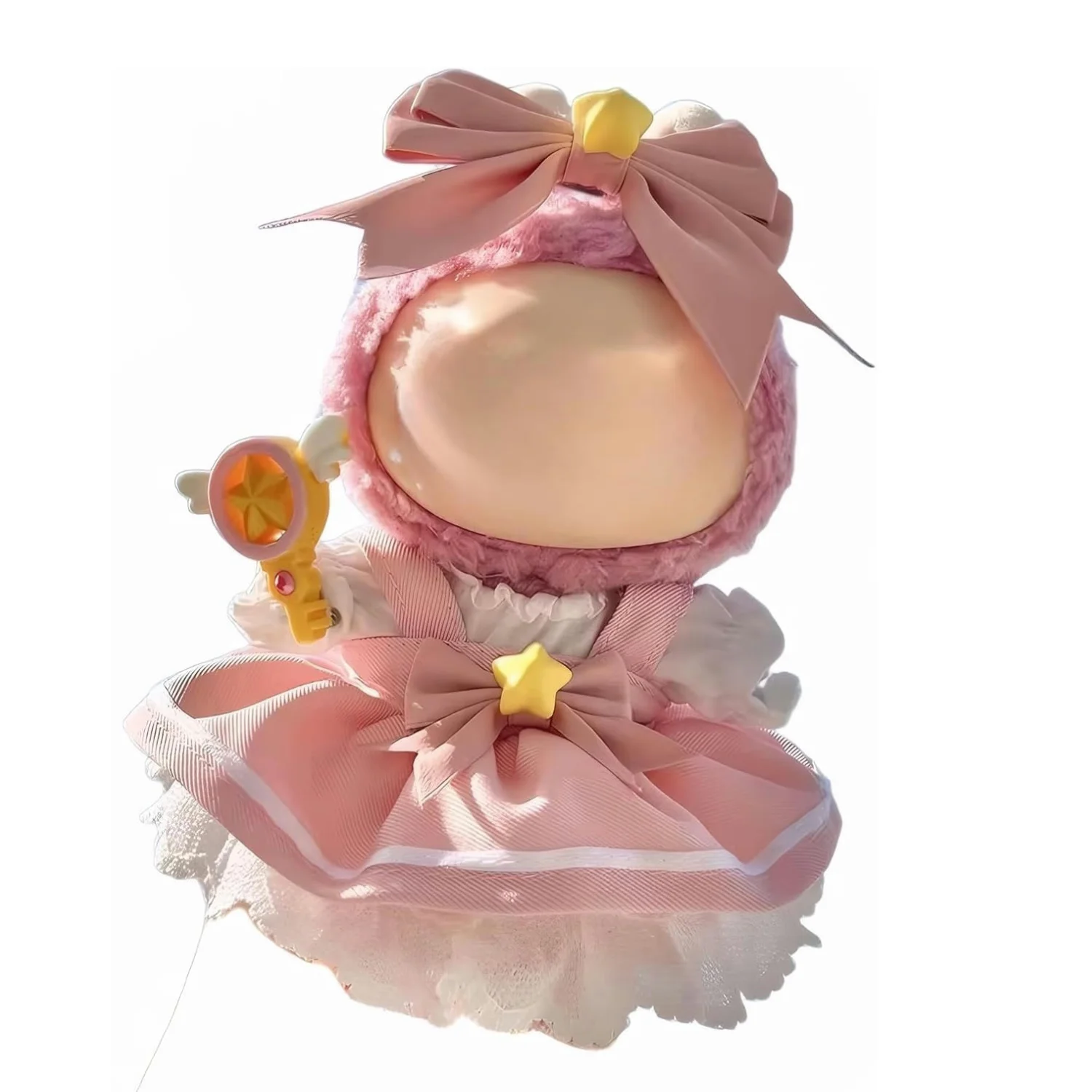 Doll Clothes Compatitable with Labubu 6.7 Inches Cute Doll Dress Up Clothes Accessories for Labubu Plush Doll(NO Doll) doll clothes plush toy accessories