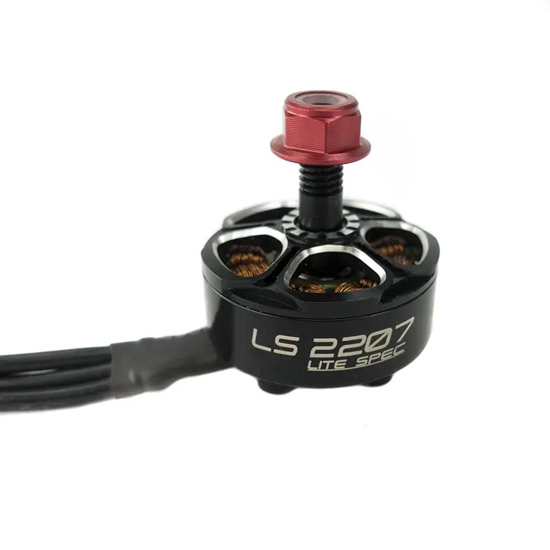 

EMAX LS2207 Lite Spec 1900kv 2550kv 4-6s LiPo Motor N48SH Arc Magnets, NSK bearings 1.6KG thrust for FPV racers RC drone