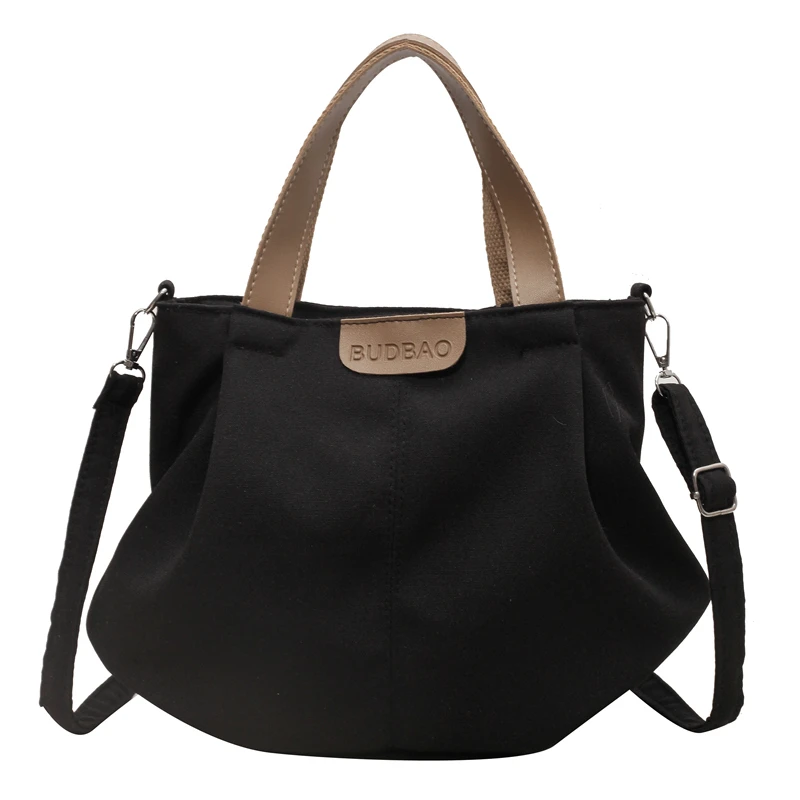 thumbnail image 1 of Bolso práctico de lona para mujer, bandolera de gran capacidad, a la moda y versátil, gran oferta, 2024, 1 of 5