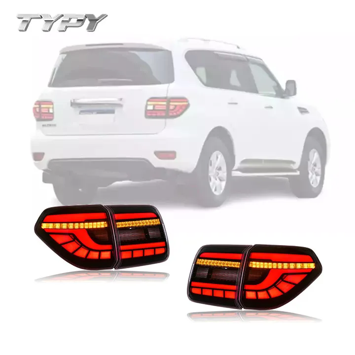 

Автомобильная система освещения, задний фонарь, Модифицированная лампа, задний фонарь, динамический сигнал поворота для Nissans патруль Y62 2008-2019