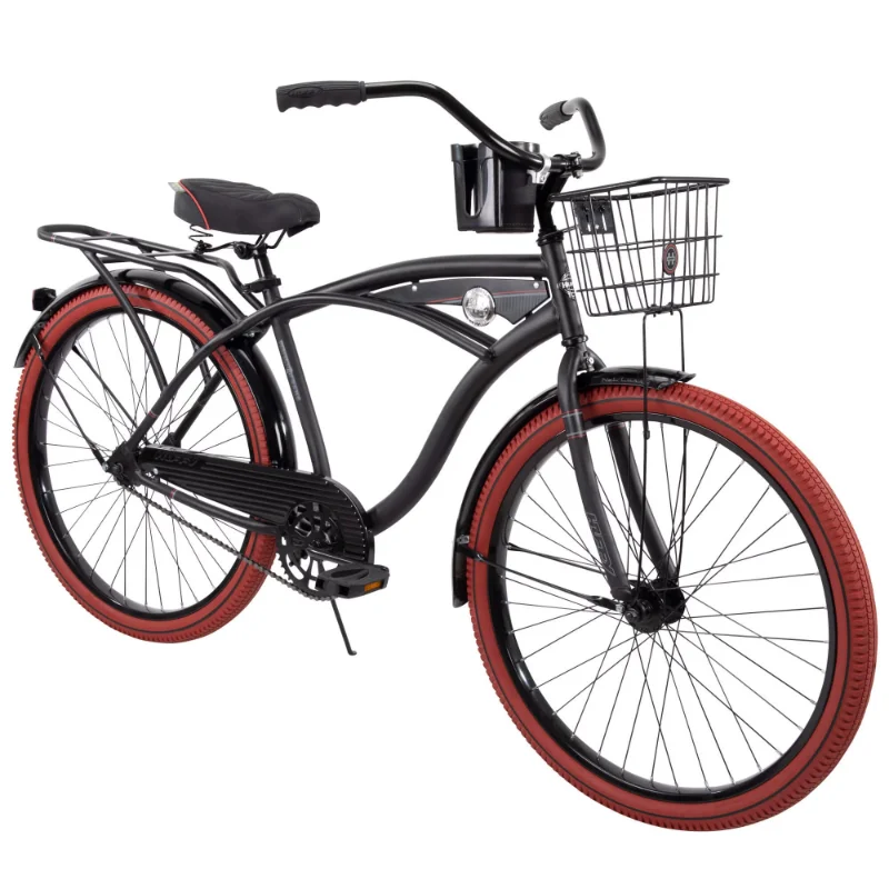 

Huffy 26 ”Nel Lusso мужской прогулочный велосипед, матовый черный дорожный велосипед, углеродный дорожный велосипед, велосипеды