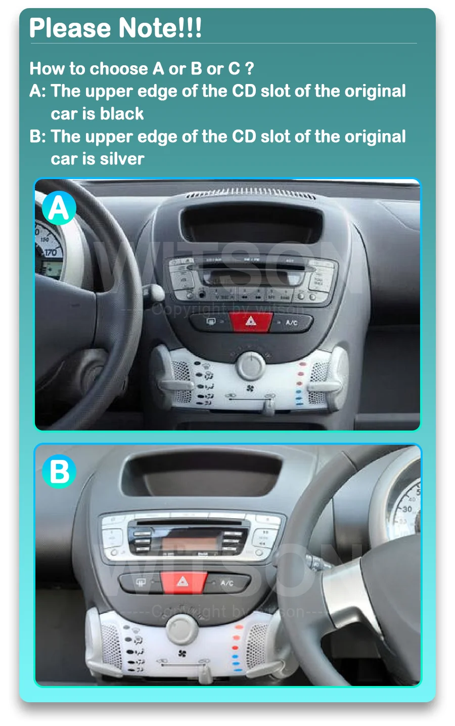 Android Radio For TOYOTA AYGO PEUGEOT 107 CITROEN C1