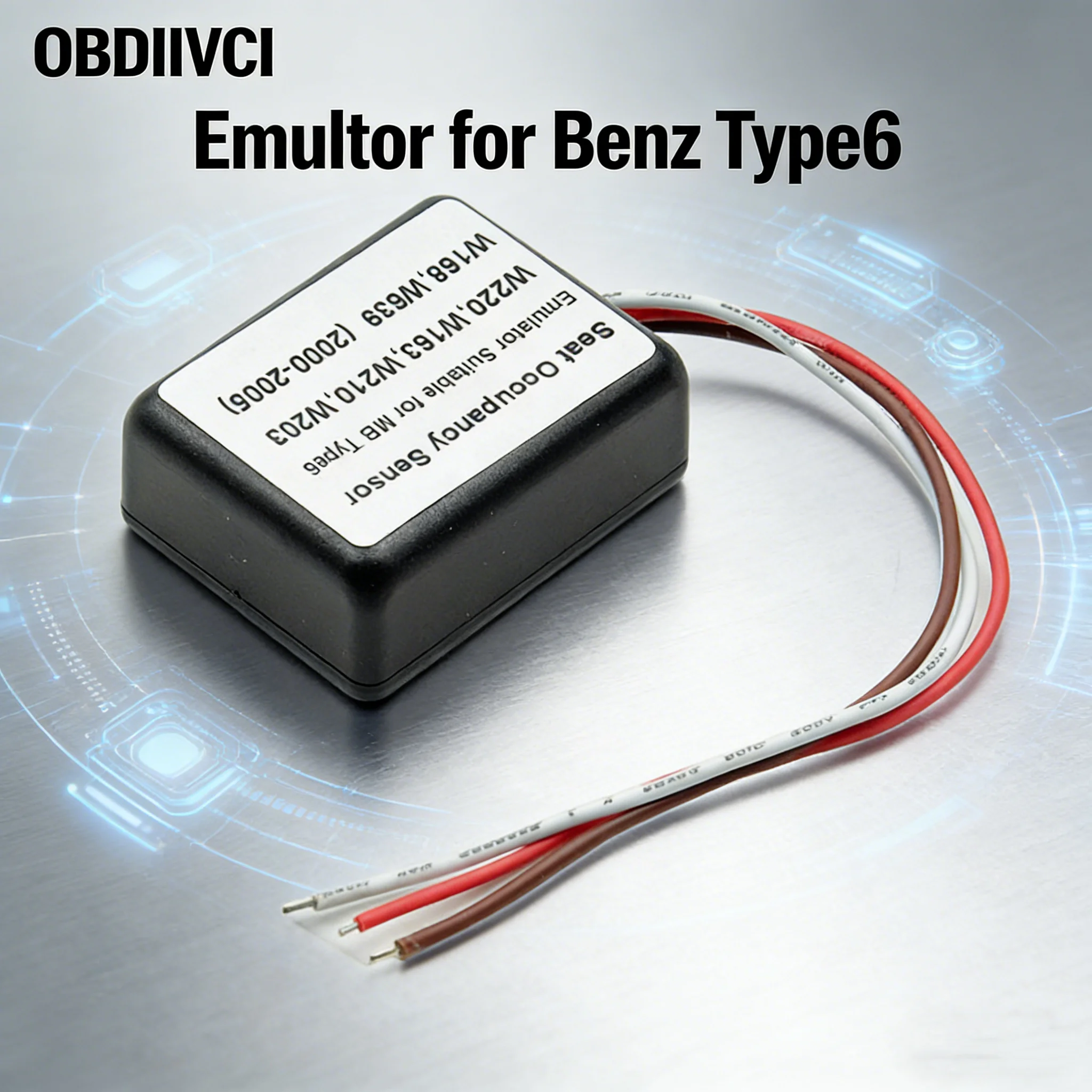 Type6 Seat Occupancy Sensor SRS IMMO Emulator for m-e-rcedes Type 6 support W220, W163, W210, W203, W168, W639 and even more