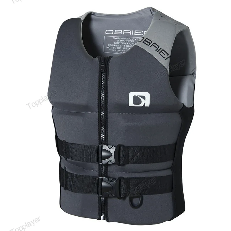 Life Jacket Adult Super Buoyancy Neoprene Life Vest Surf Raft Kayak Fishing Jet Ski Water Sport Swimming Rescue Life Jacket