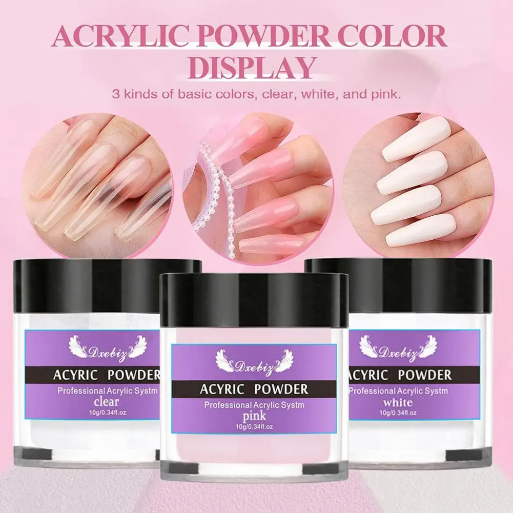 

10 Pcs Manicure Pen Set Long Handle Brush Highly Viscous DIY Nail Powder Nail Brush Pen Set Nail Supplies Manicure Tools Set