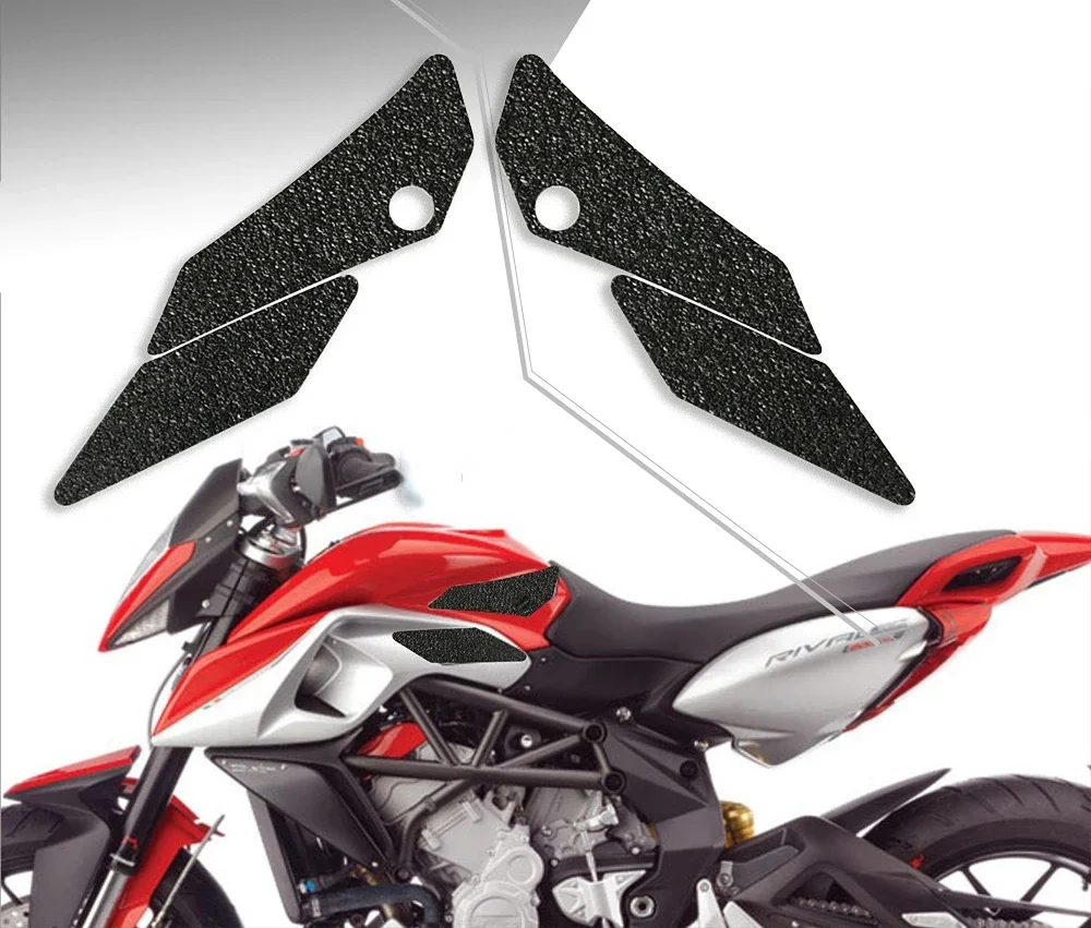 Adesivi 3D Sticker Decal Emblem Protector Tank Pad Tank Grip Per Mv Agusta 2014-2015 Rivale 800 2014-2015 Strapale 800