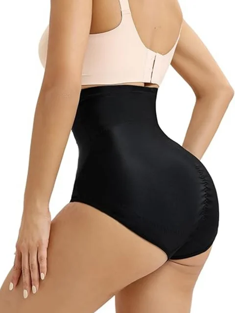 84818-8f6186.jpg Sous-vêtements sculptants confortables pour femmes avec fermeture éclair, ourlet élastique, effet liftant des hanches et contrôle abdominal pour un effet amincissant