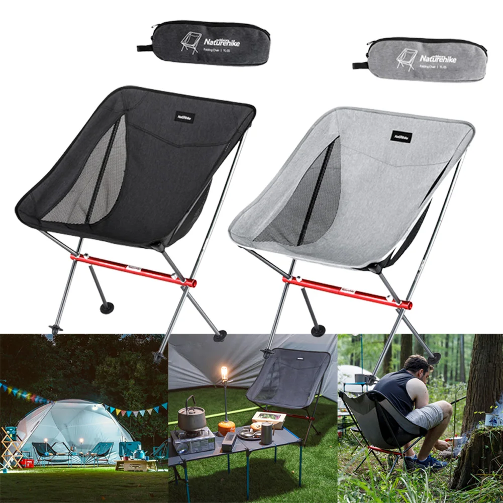 Portable Ultra-light Folding Camping Chair Outdoor Hiking Foldable Chairs Stool 