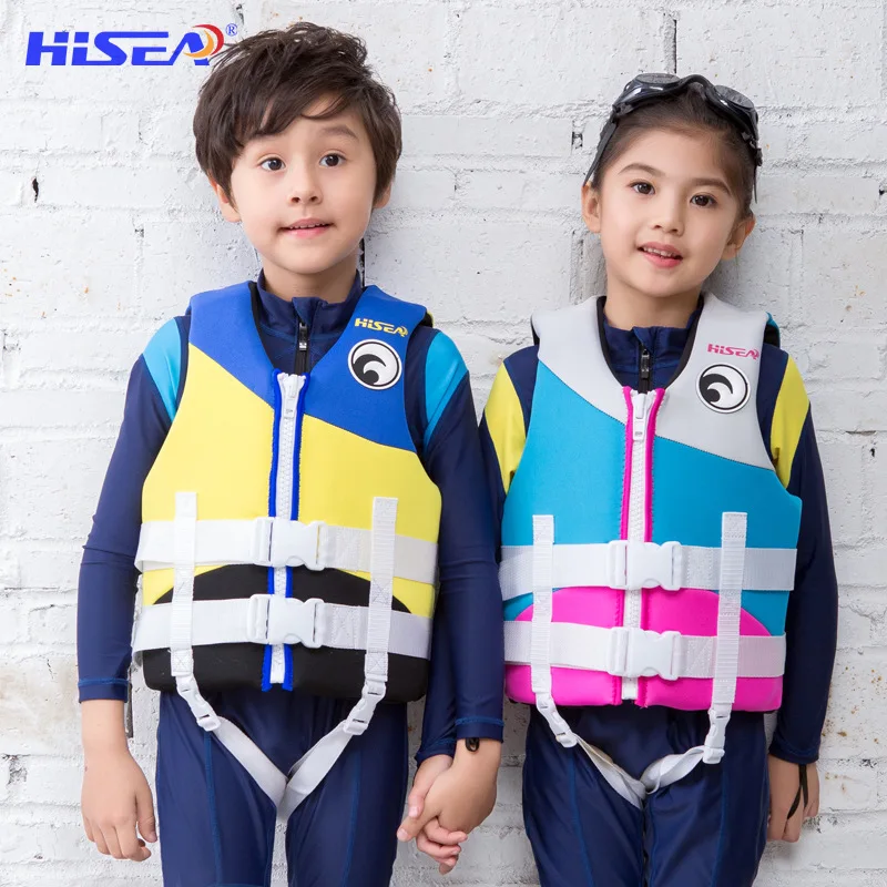 Hisea Kids Life Vest Neoprene Floating Children Life Vest Jacket Life