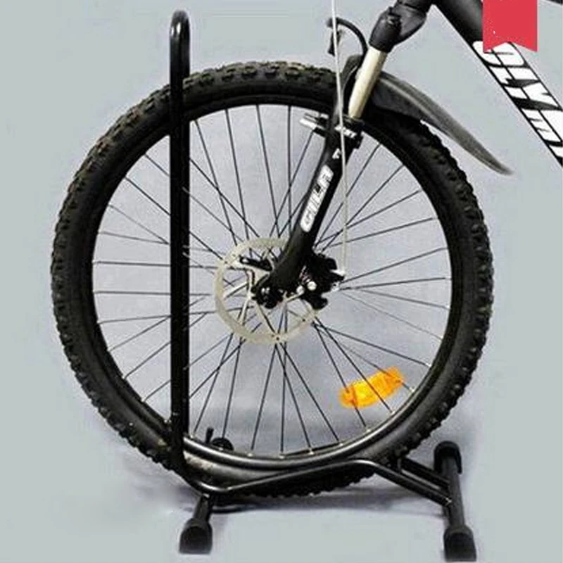 

Bike Plug-in Parking Rack Portable Removable L-shaped Repair Stand Steel Foot Stand Stationary Bike Cycling Accessories
