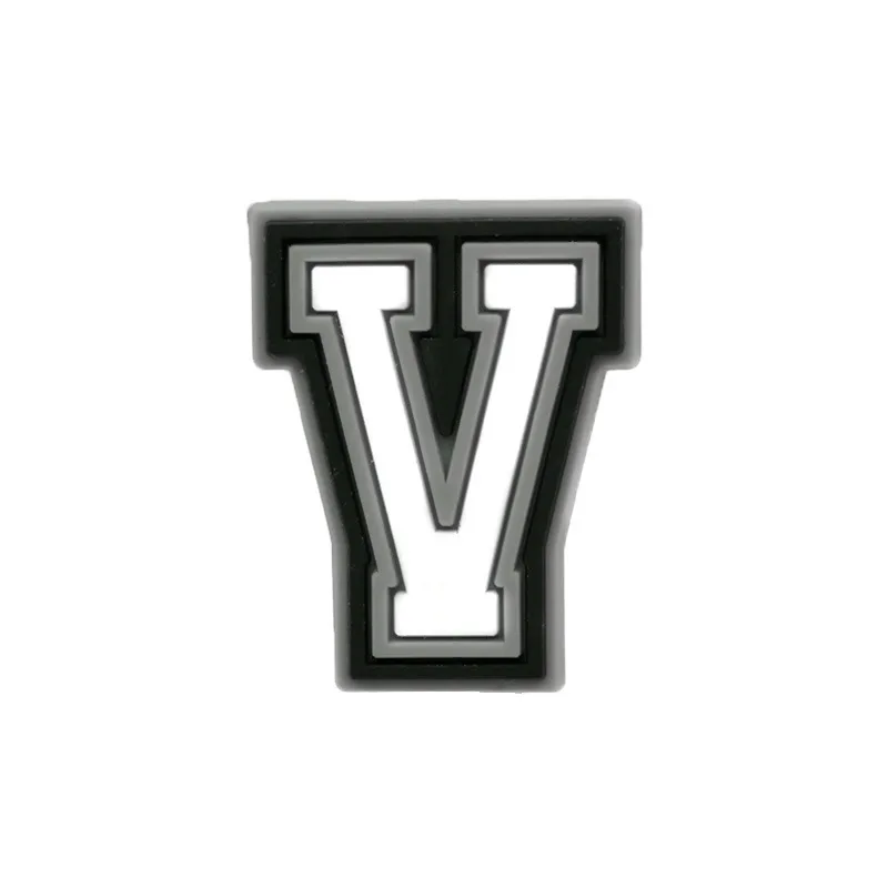 Wholesale PVC Shoe Accessories - White Letter Name Badges for Clogs, Pins, and Decorations