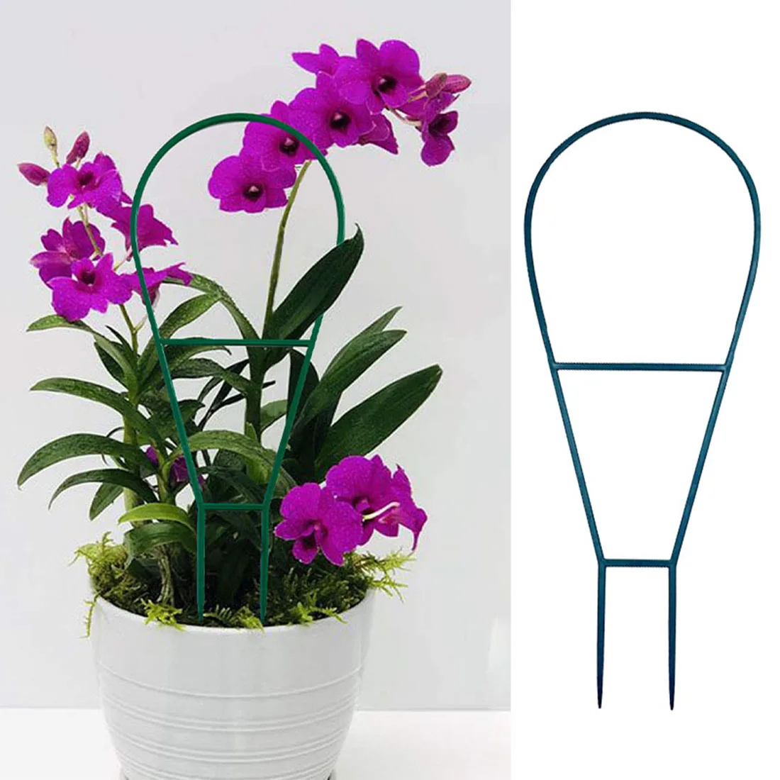 

Plastic Plant Support Pile Frame Greenhouse Arrangement Fixed Rod Indoor Flower Plant Vine Climbing Bracket Garden Accessories