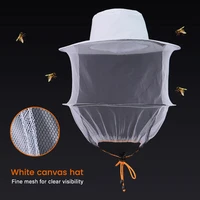 Beekeepers Professional Cap Beekeeping Hat with Brim Face Thickening Sunscreen Half-Length Special Protection Beekeeper Supplies 1