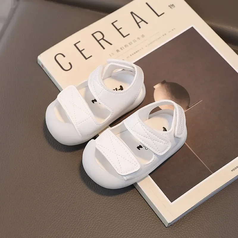 어린이 샌들 여름 통기성 부드러운 단독 해변 신발 어린이 소년 소녀   야외 캐주얼 신발 Chaussure Enfant Fille