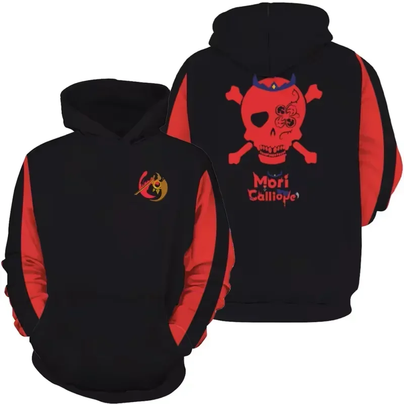 Halloween Houshou Marine Cosplay Hoodie Women Costumn Anime Hololive Roleplay Fantasia Sweatshirt Casual Carnival Cloth Disguise