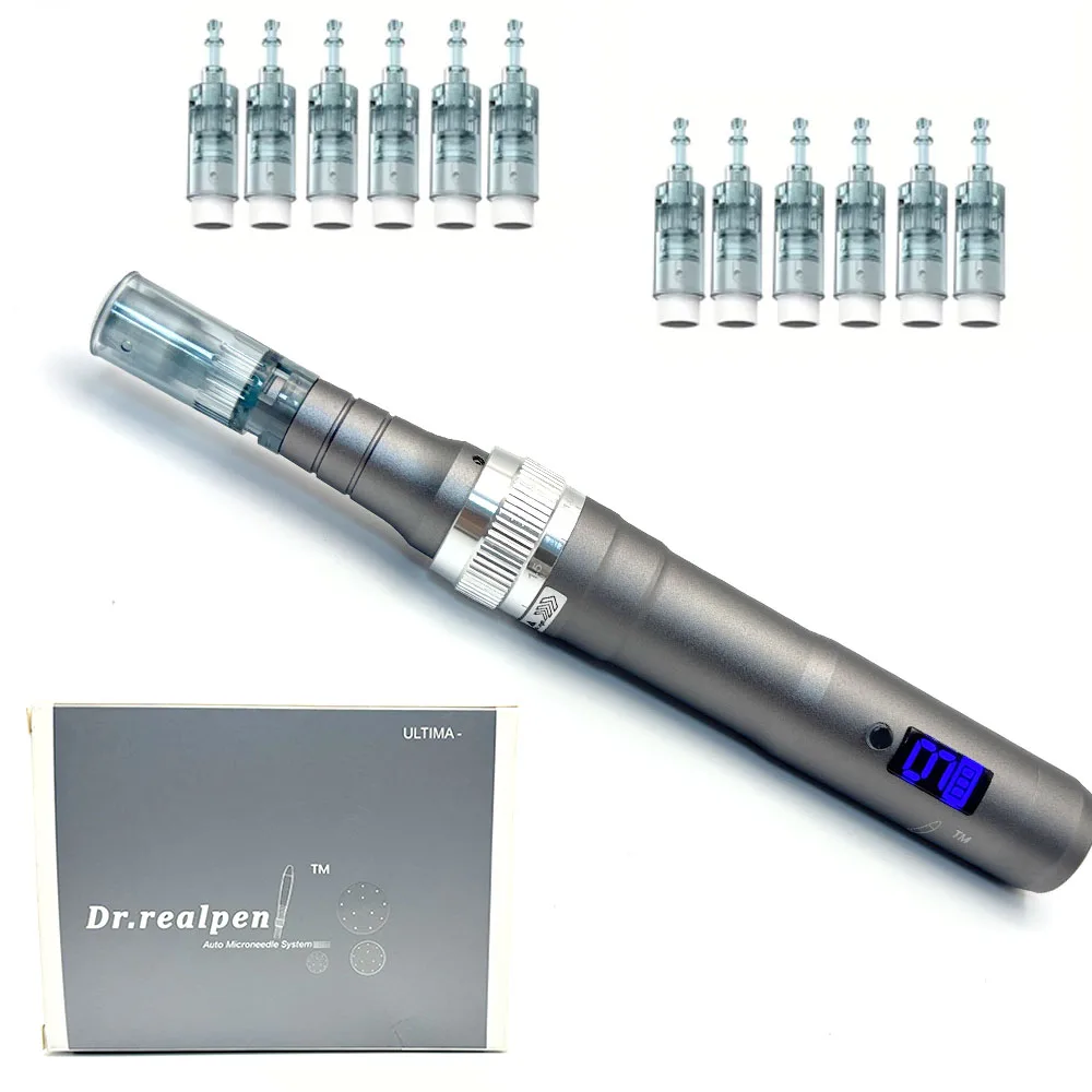 Dr Realpen Wireless Microneedling Derma Pen M8 Skin Care Tool With 12PCS Pin Cartridges_voghion.com