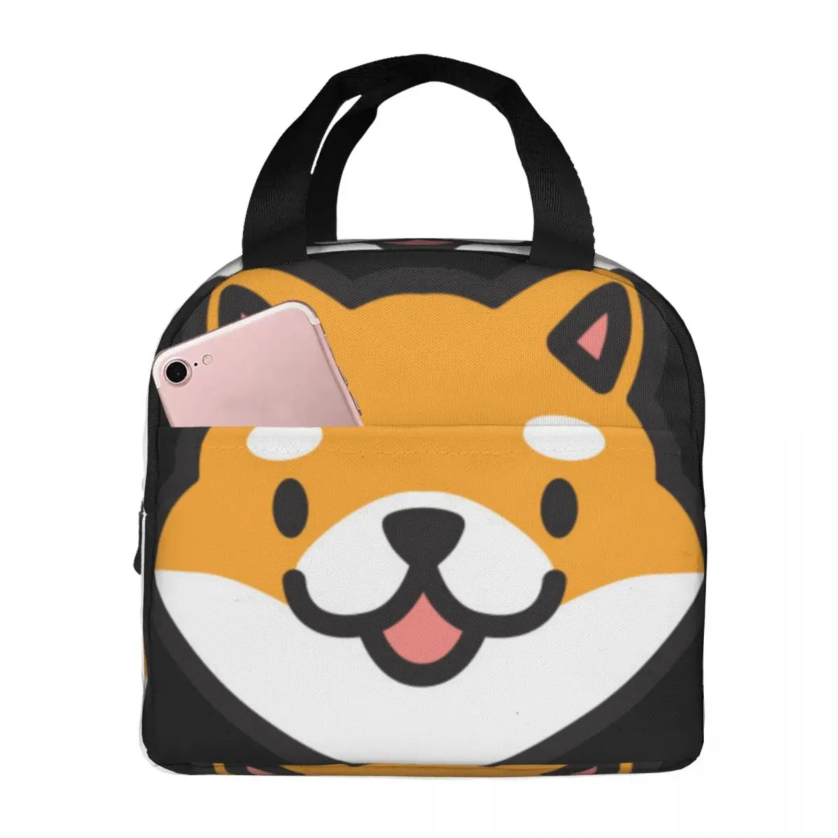 

Cute Dog Shiba Inu Lunch Bag Unisex Portable Cooler Thermal Insulated Lunch Box Picnic Storage Food Bento Box