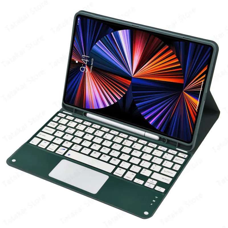 Teclado Touchpad para Samsung Galaxy Tab Sm-x810 X816b X818u s9 Plus Case Inglês Coreano Tailandês Espanhol Russo Turco 124 Polegadas 2023 - Imagem 4