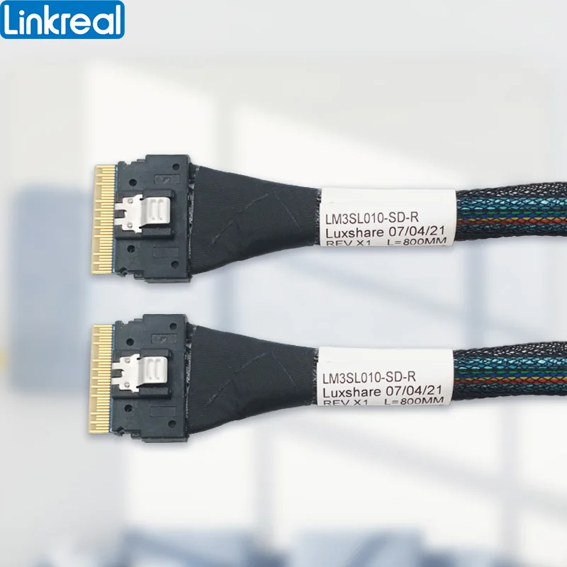 Cabo Pcie 4.0 Slimsas 8i 80cm - Imagem 4