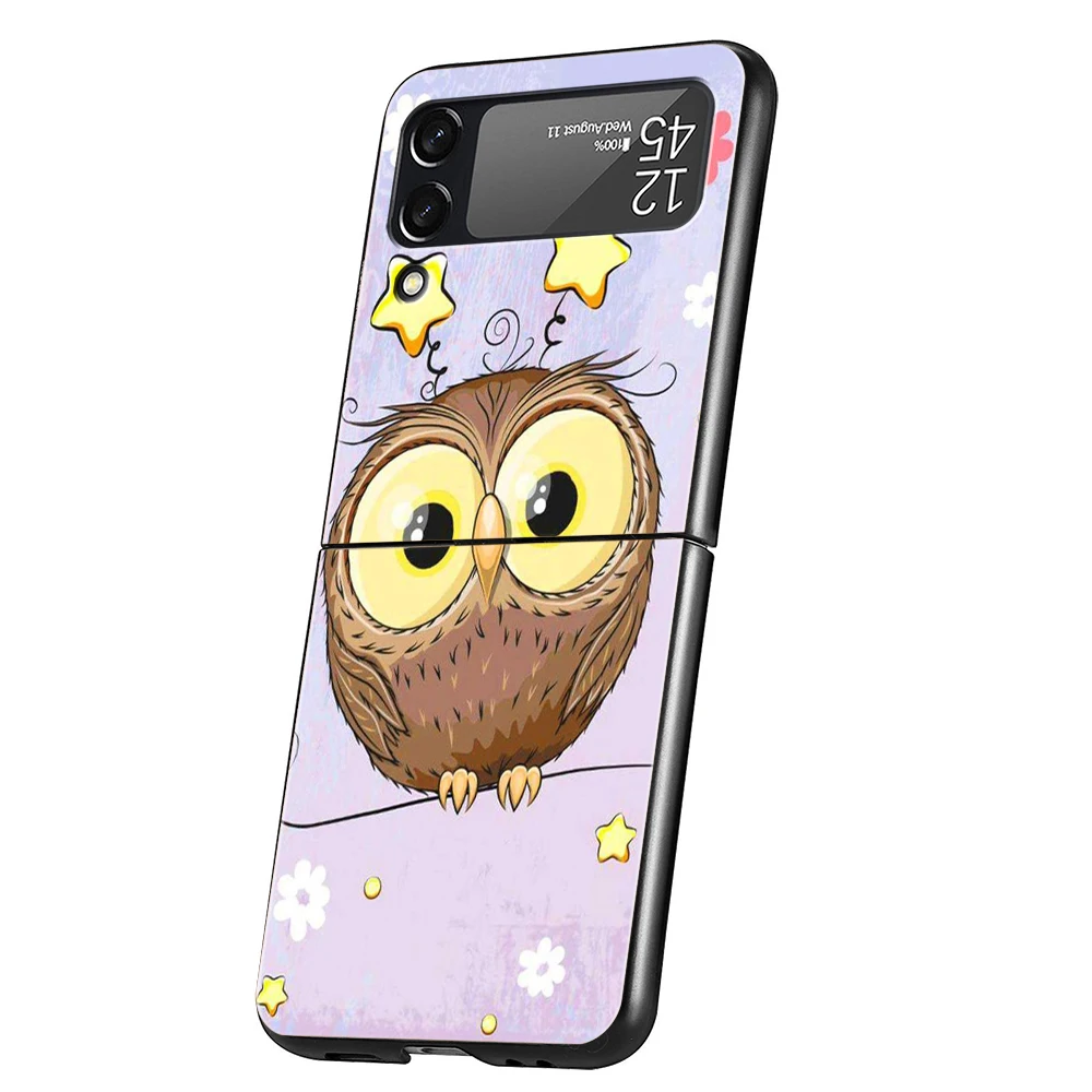 Adorable Owl Design Shockproof Transparent Phone Case