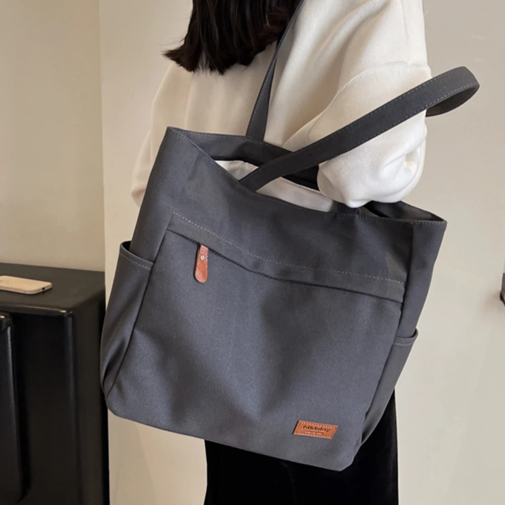 Women Multi-Pocket Handbag Large Capacity Satchel Hobo Bag Versatile Top Handle Bag Fashion Tote Handbag Work Travel Bag