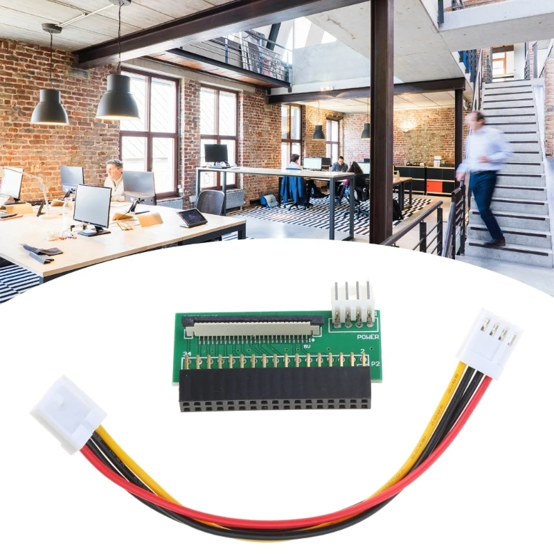 34 Pin Floppy Interface To 26 Pin FFC FPC Flat Cable Adapter PCB Converter Board Cable Connector Wire Converter cable adapter board