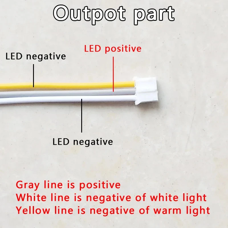 รูปสินค้า ไดร์เวอร์ LED 280mA ควบคุมไฟ 2 สี 12-24W/20-40W