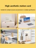 A4/A5/A6 Table Top Acrylic Sign Holder Double Sided Menu Paper Display Stand With Wood Base Creative Picture Card Frame 5
