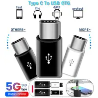 Micro Usb To Usb C Adapter 5pcs Data Line Female To Male Type-c Interface Converter Type C 3.1
