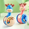 Sliding deer tumbler baby sooth puzzle early education 0-3 years old infants learn crawling children toys wholesale 1