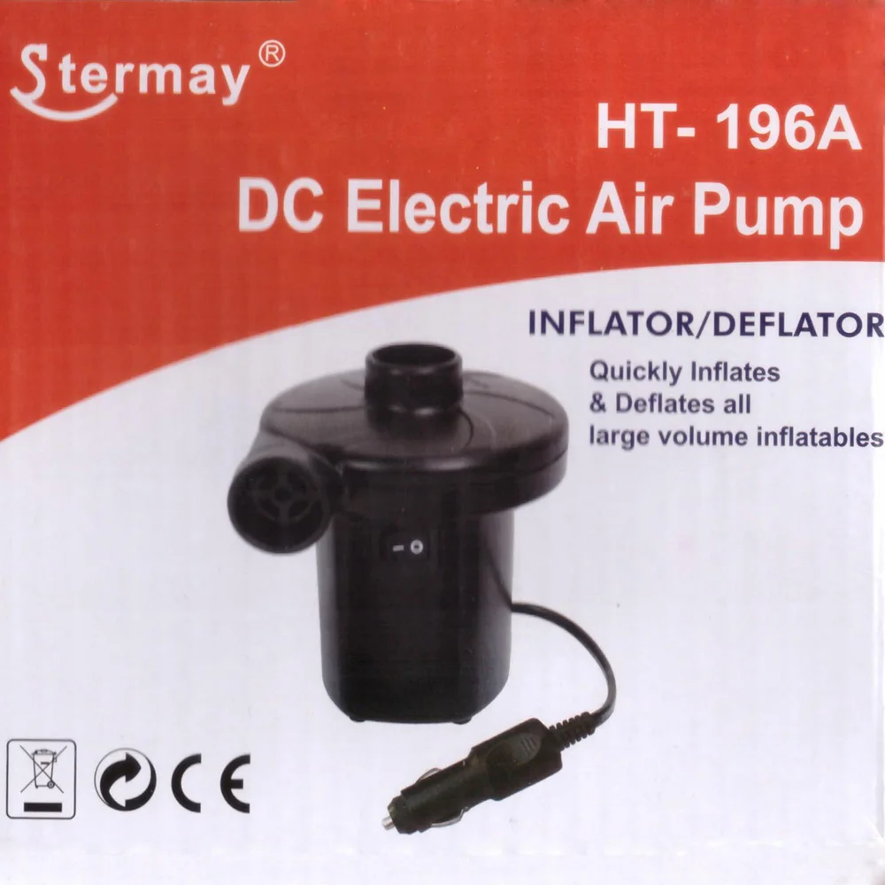 Stermay HT196A DC12V Cigarette Lighter Car Electric Air Pump Camping