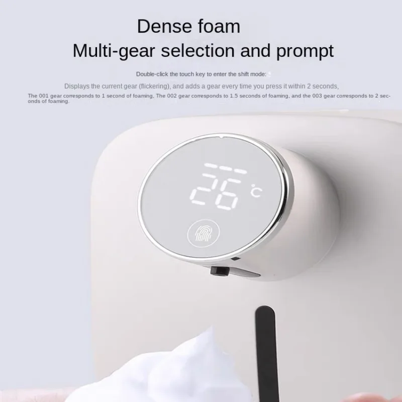 

Inductive Intelligent Soap Dispenser Waterproof USB Charging Wall Mounted Small Foam Hand Cleaner Induction Hand Sanitizer