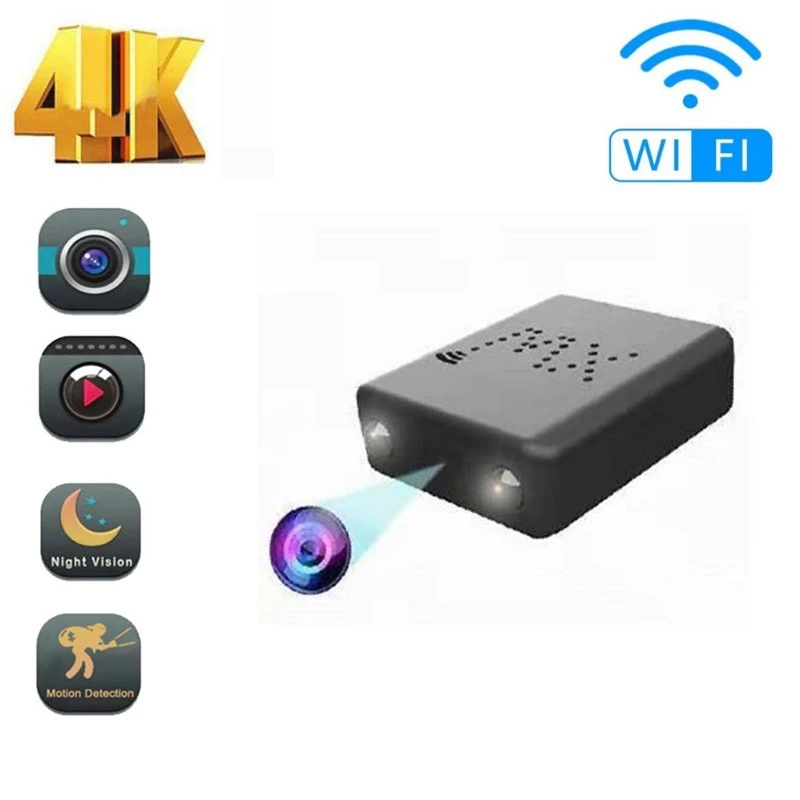 XW Mini Full HD 4K WiFi Camera Loop Video Tape IR-CUT Function  IP Camera Night Vision Motion Detection Recorder Camcorder video camera recorder