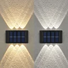 6LED Solar Lights, Outdoor Atmosphere Wall Lamp,Up And Down Light Control for Garden Yard Street Balcony Terrace Halloween Decor 1