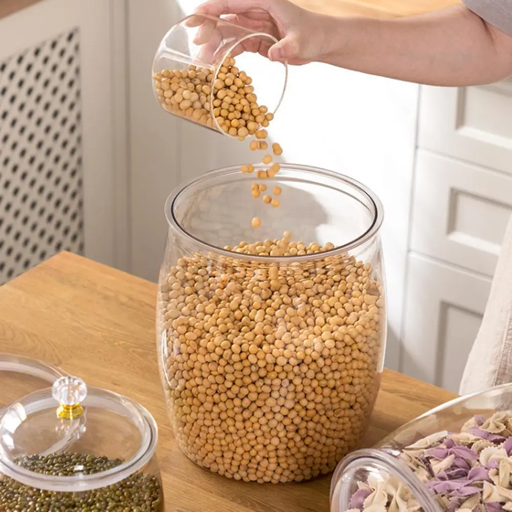 2,2/3,8/6,5/11/18L Multifunktionale Tee Kanister Mit Deckel Lagerung Jar Lebensmittel Abdichtung Container große Korn Lagerung Box Mutter Container – Detail 10