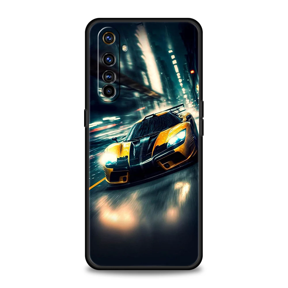 JDM Drift Sports Car Design Silicone Phone Case