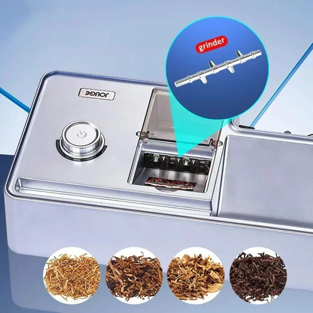 2025 3-in-1 Automatic Cigarette Machine Electric Cigarette Smart Sensor Injector Tobacco Filled 5.5/6.5/8mm Round Tube, Tweezers - 3