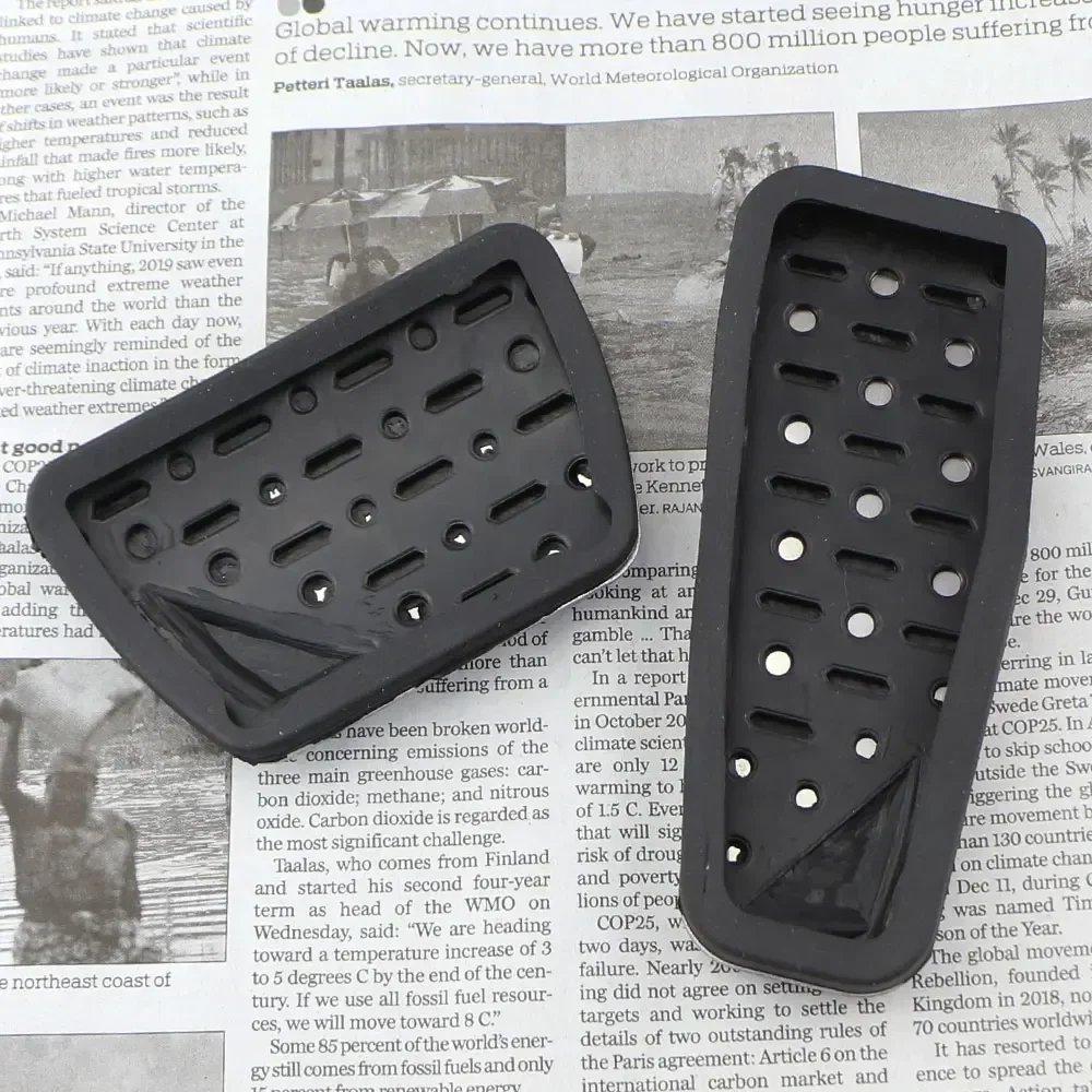 Car Pedals Slip Resistance Cover Stainless Steel Pedal Cover for Jeep Wrangler JL