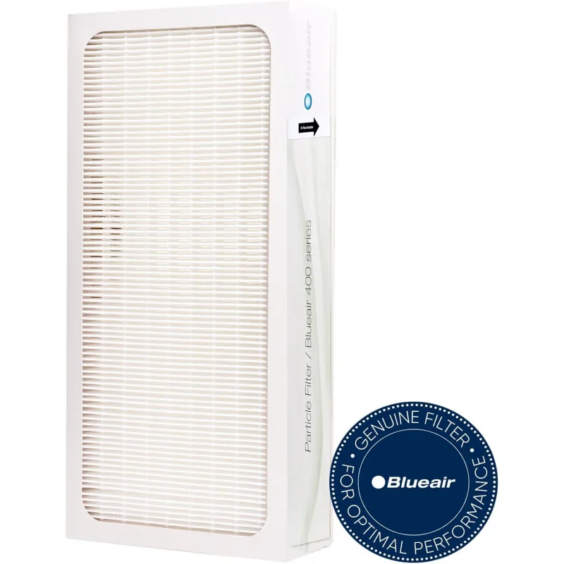 BLUEAIR Classic 400 Series Genuine Particle Replacement; fits Classic 480i, 402, 403, 405, 410, 450E, 455EB, White