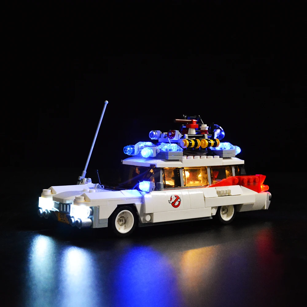 21108 Ghostbusters Ecto-1 자동차 벽돌 DIY 장난감 세트용 LED 라이트 키트(빌딩 블록은 포함되지 않음)