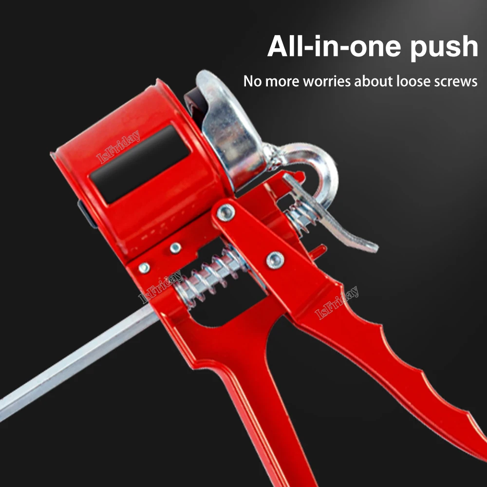 Portable Caulking Filling Tool Al Alloy Manual Caulking Gun Glass Glue Sprayer Professional Sealant Tool for Home caulking tools,caulking gun,sealant tool kit