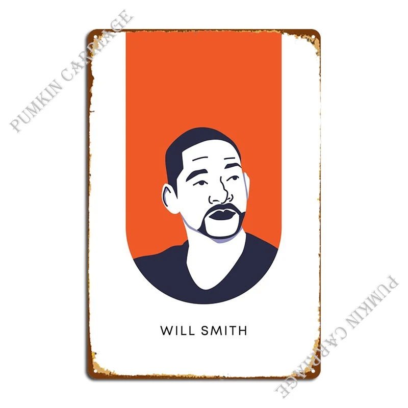 Will Smith Metal Platform Poster Funny Funny Vintage Poster Tin Sign Poster
