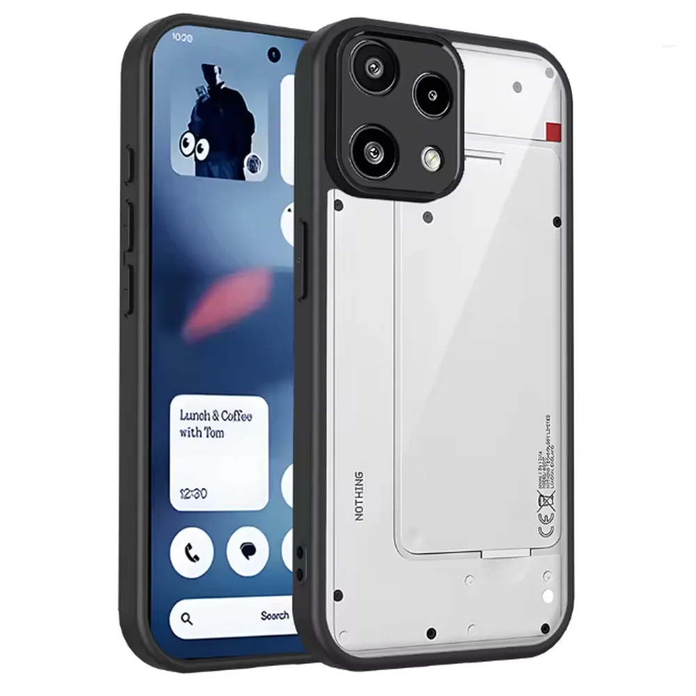 Clear Matte Shockproof Silicone Bumper Case